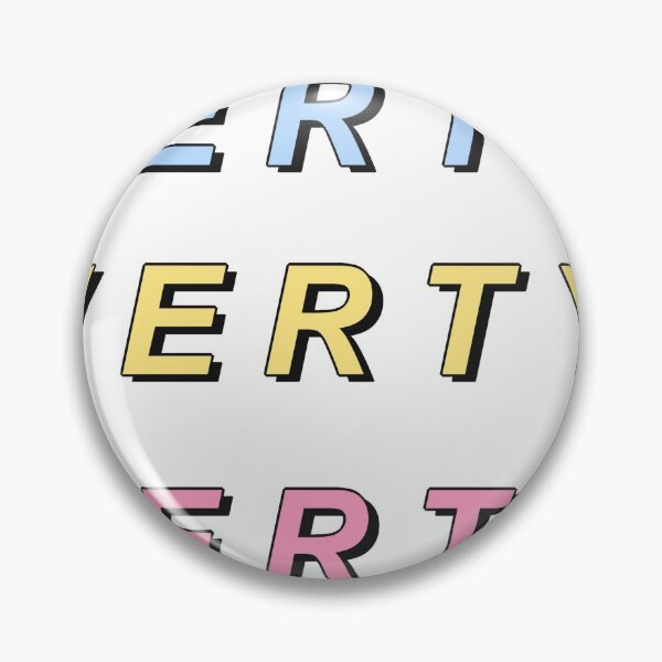 Item preview, Qwerty multicolour  (available as transparent sticker set) designed and sold by AwkwardBadger.