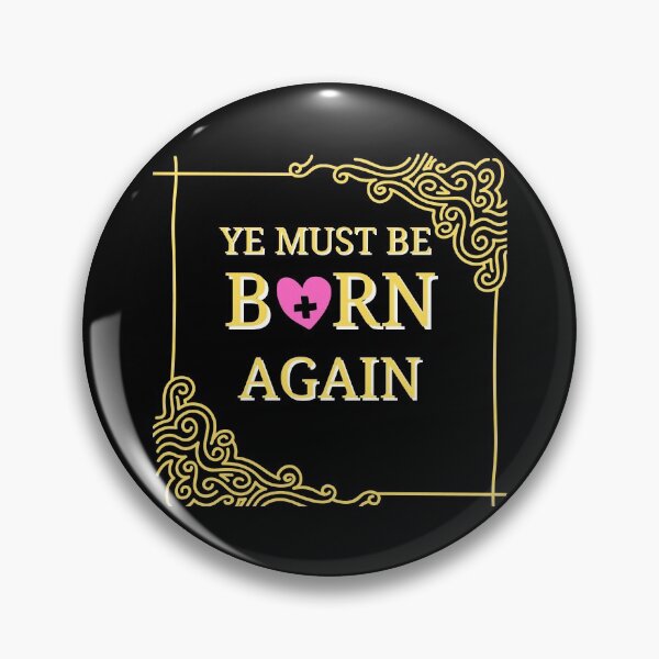 Item preview, Ye Must Be Born Again Christian Quote designed and sold by Beluved.