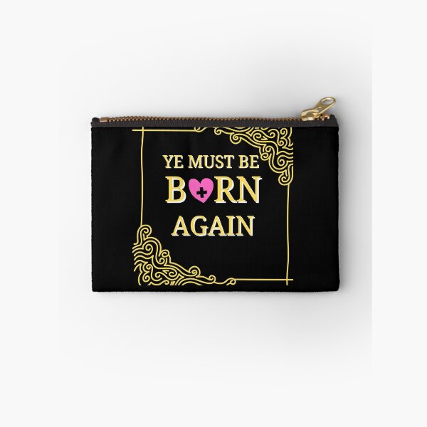 Item preview, Ye Must Be Born Again Christian Quote designed and sold by Beluved.