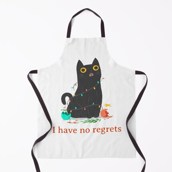 Item preview, Cat with no regrets over Christmas havoc designed and sold by LidaRayArt.