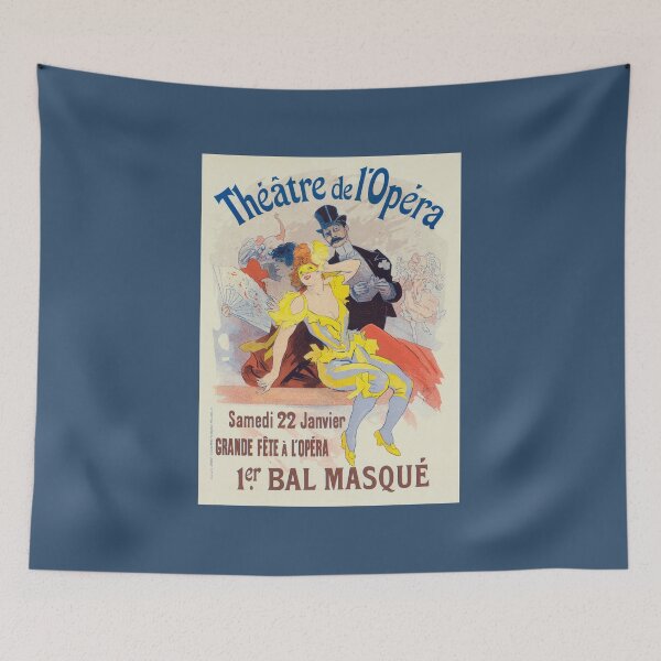 Item preview, 1898 Vintage Opera Ballet Performance Poster (Poster For The 1er. Bal Masqué, La Grande Fête À L’opéra, 22 Janvier (1898)) designed and sold by bellatierra.