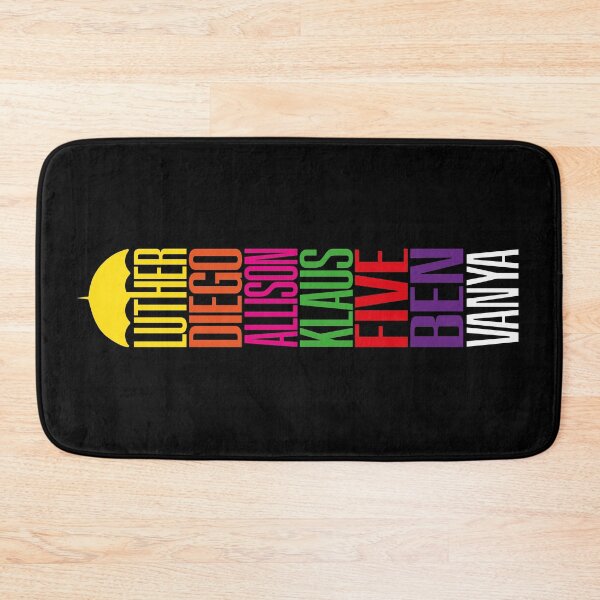 Item preview, The Umbrella Academy names in black designed and sold by PauRicart.