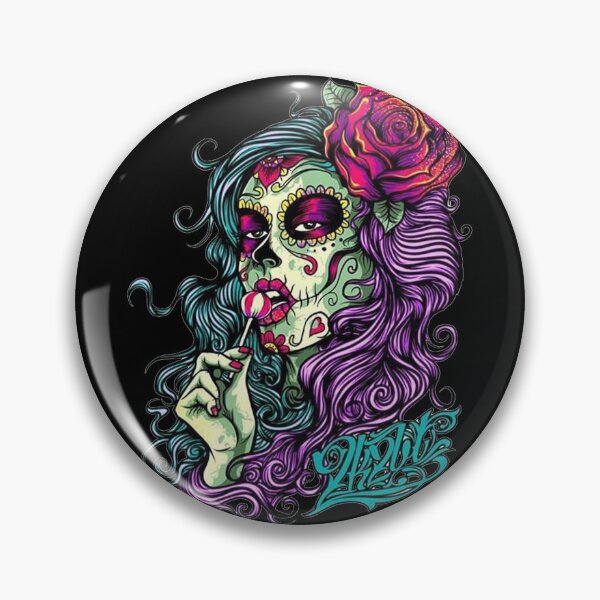 Item preview, Cabello morado del Día de los Muertos designed and sold by slc2213.