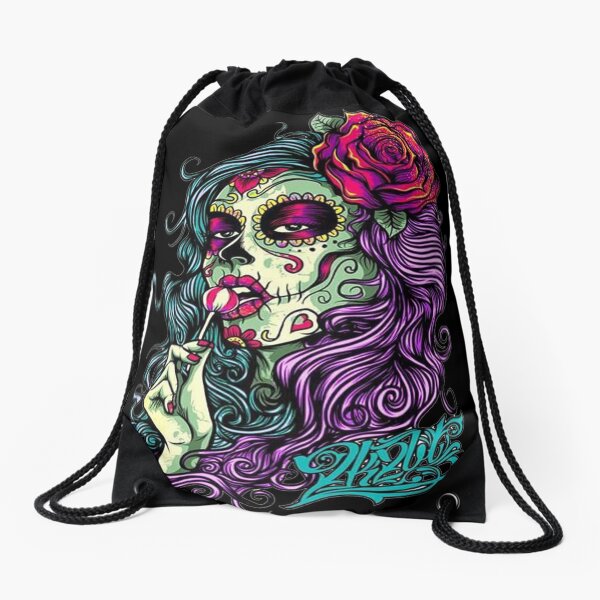 Item preview, Day of the Dead Purple Hair designed and sold by slc2213.