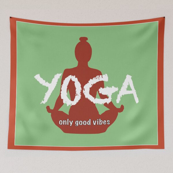 Item preview, Yoga - only good vibes green designed and sold by NicDesign.