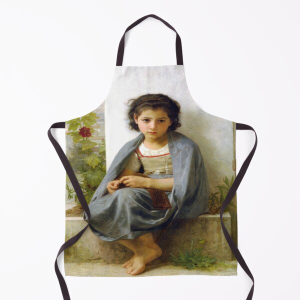 Item preview, The Little Knitter-William Adolphe Bouguereau designed and sold by LexBauer.