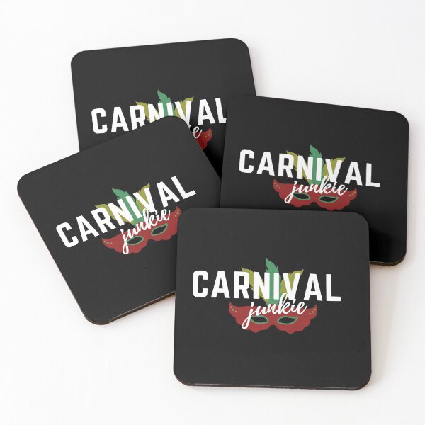 Item preview, Colección de texto blanco adicto al carnaval designed and sold by YOURTHINGZ.