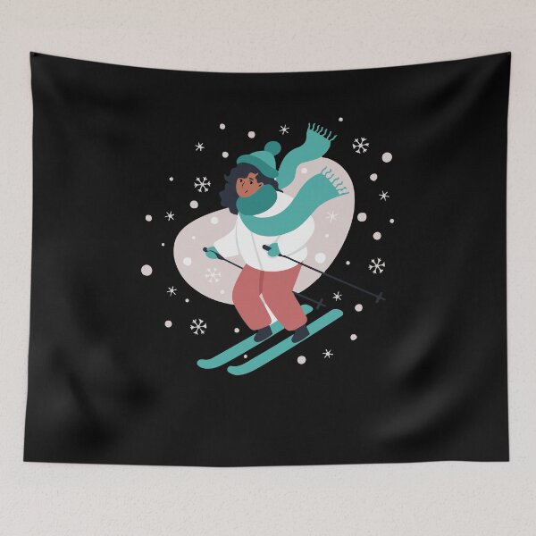 Item preview, I Know I Ski Like A Girl Try To Keep Up designed and sold by outmaneljalili.