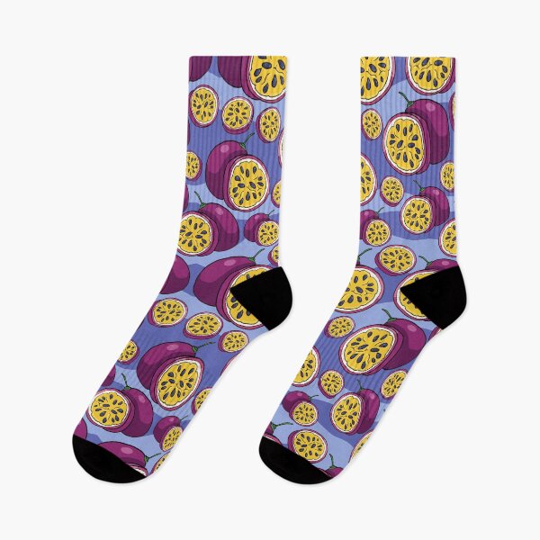 Item preview, Passion fruit or passion fruit pattern purple waves designed and sold by CecyLL.