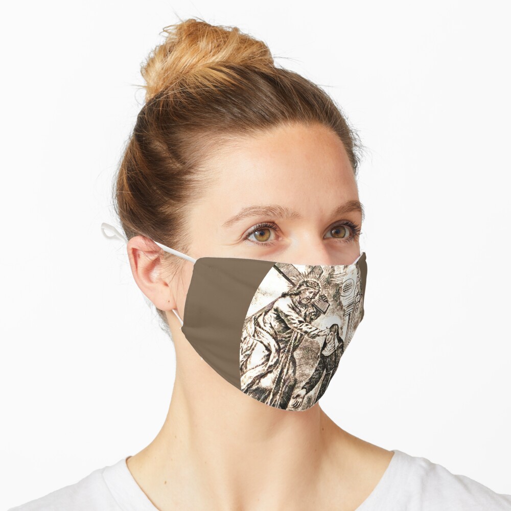 "Saint Rita" Mask for Sale by neteor | Redbubble