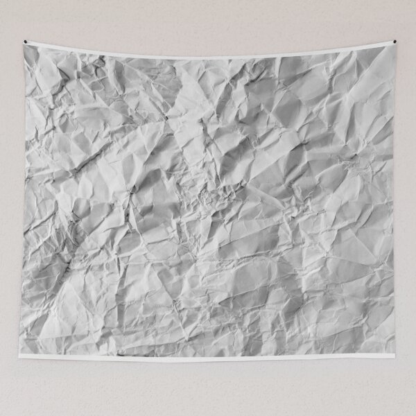 Item preview, Modern White Abstract Paper Pattern designed and sold by Mustard Prophet.