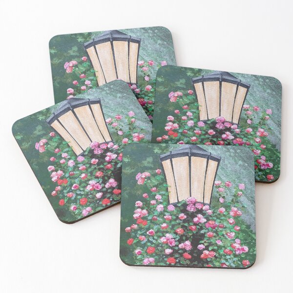 Item preview, Beautiful Floral Lamp post artwork prints and designs. designed and sold by Benjamin Heffernan.