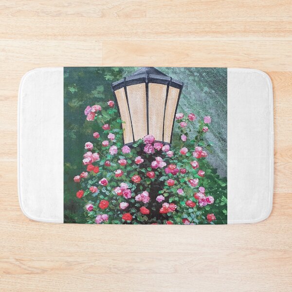 Item preview, Beautiful Floral Lamp post artwork prints and designs. designed and sold by Benjamin Heffernan.