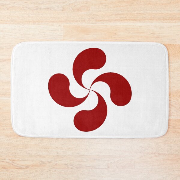 Item preview, Basque Cross Lauburu Red designed and sold by Circle64Shop.