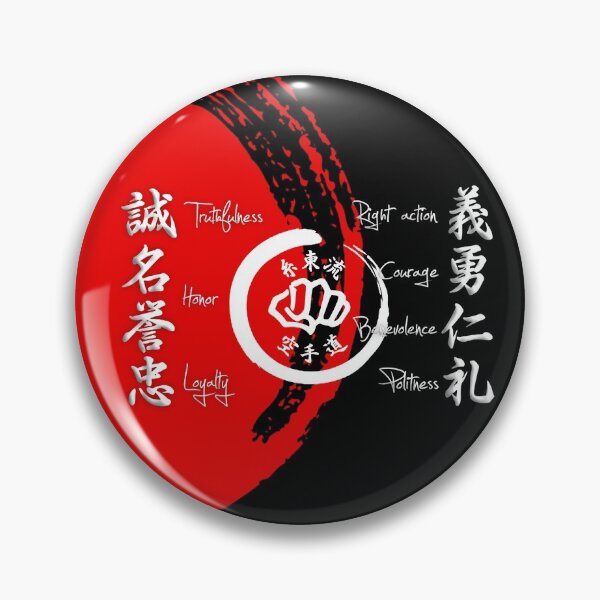 Item preview, Shito Ryu Karate Bushido Values designed and sold by Zanshin-Art.