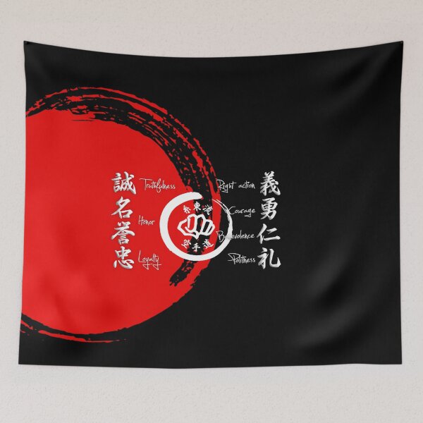 Item preview, Shito Ryu Karate Bushido Values designed and sold by Zanshin-Art.