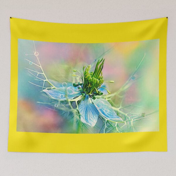 Item preview, Nigella Flower Beautiful Blue in the Desert designed and sold by FlaminRose.