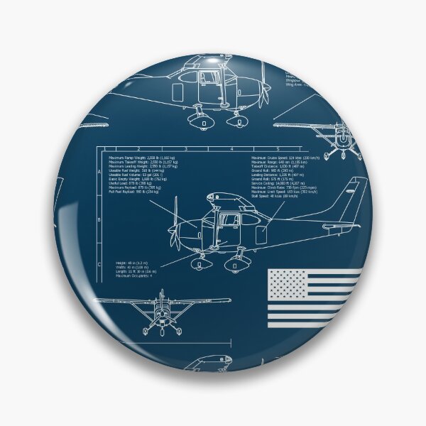Item preview, Cessna Blueprint Pattern designed and sold by addy kart.