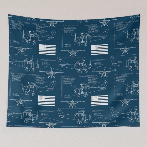 Item preview, Cessna Blueprint Pattern designed and sold by addy kart.