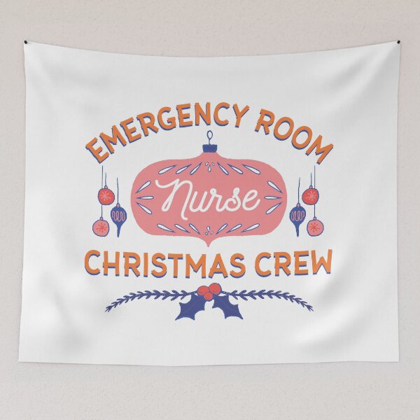 Item preview, EMERGENCY ROOM NURSE CHRISTMAS CREW designed and sold by Bombastik.