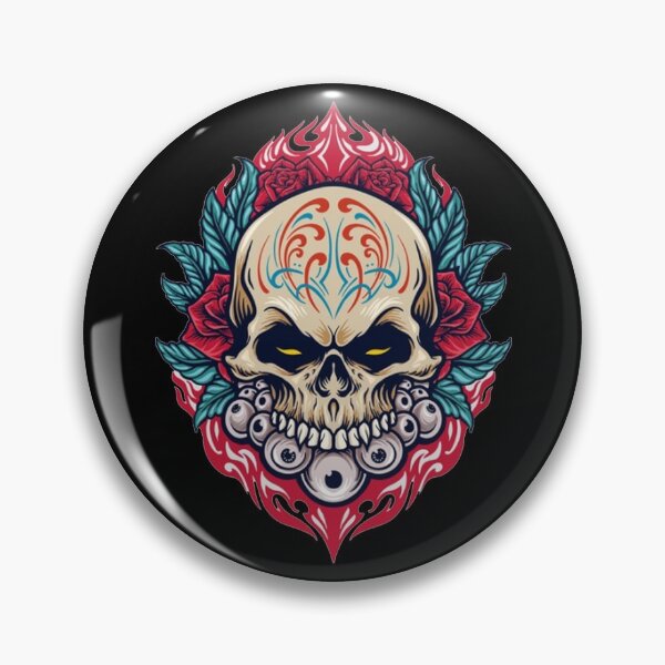 Item preview, Skull Head in Red designed and sold by slc2213.