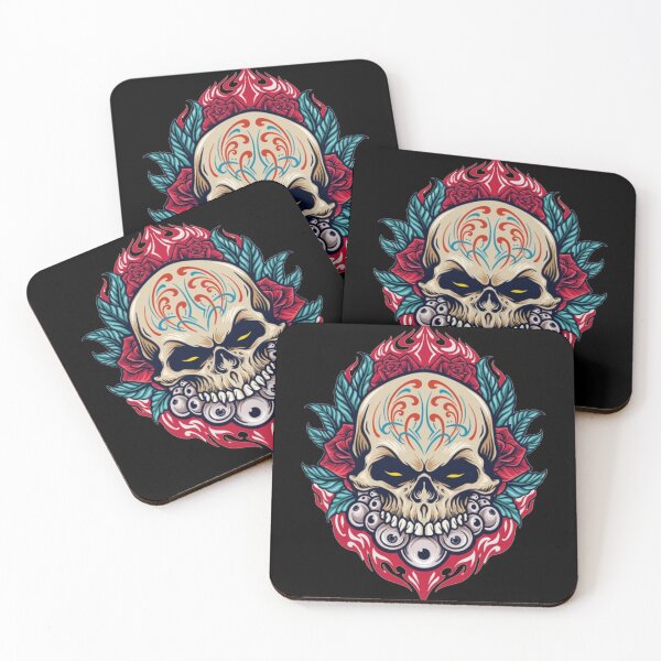 Item preview, Skull Head in Red designed and sold by slc2213.