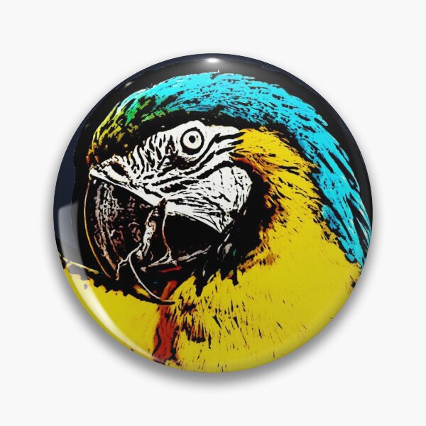 Item preview, Retro 80s Macaw Comic Style designed and sold by Alienphysique.