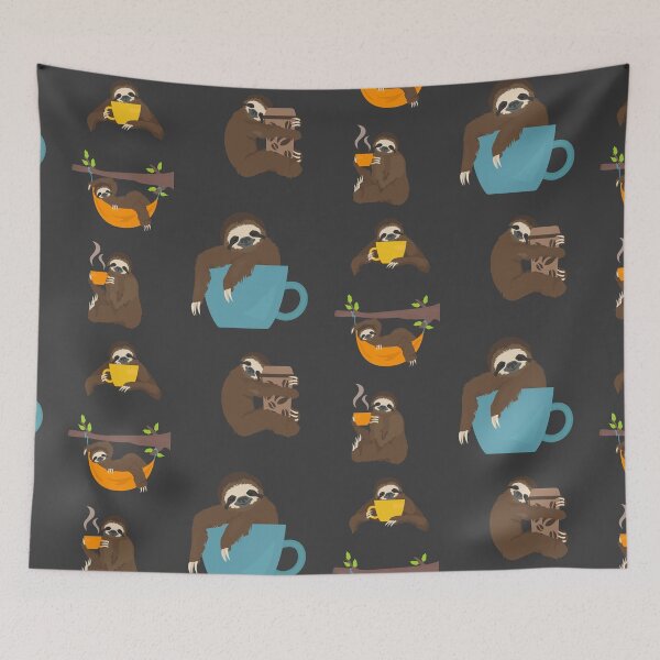 Item preview, Coffee sloth designed and sold by Lorie Data.