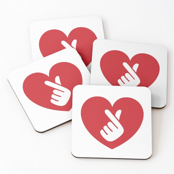 Item preview, K-pop Korean Finger Heart Hand Sign I Love You  designed and sold by JustLivinLife.