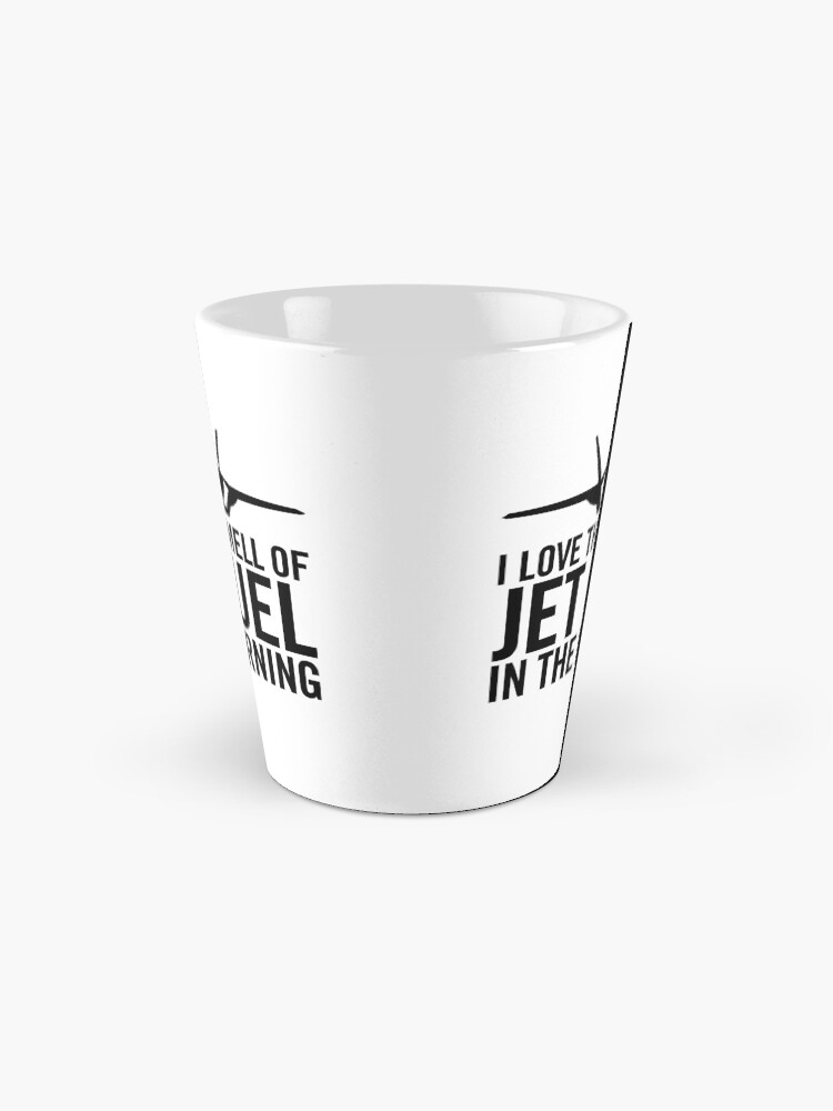 Alternate view of F-35 Lightning II "I love the smell of jet fuel in the morning" Mug