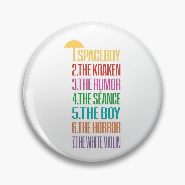 Item preview, The Umbrella Academy nicknames designed and sold by PauRicart.