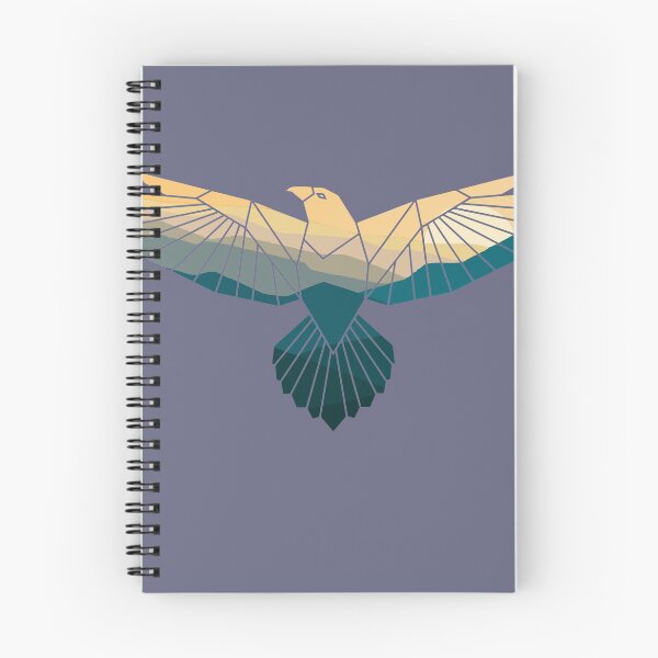 Artikelvorschau, Retro Eagle Mountains Sonnenuntergang Wildnis entworfen und verkauft von ForFunDesigns.