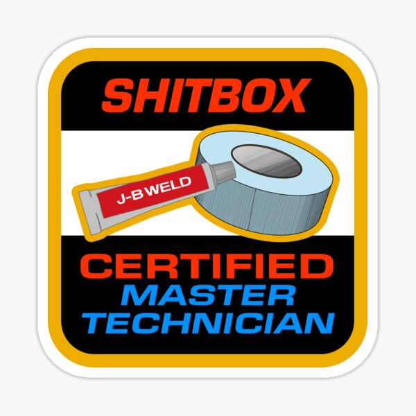 Sh*tbox Certified Master Technician Sticker