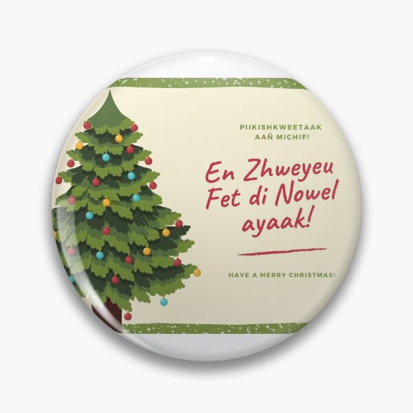 Item preview, En Zhweyeu Fet di Nowel Ayaak! designed and sold by MichifLangRevit.
