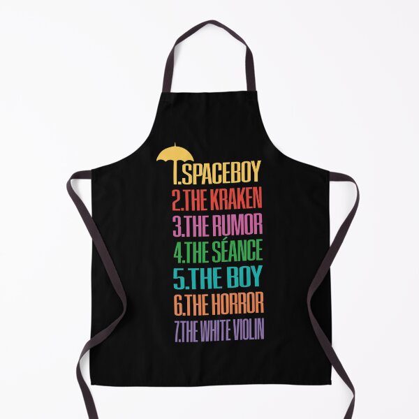 Item preview, The Umbrella Academy nicknames on black designed and sold by PauRicart.