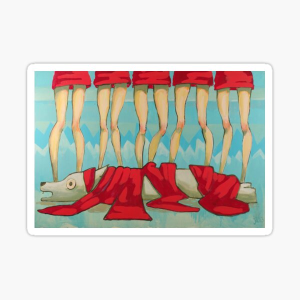 5 Little Reds II Sticker
