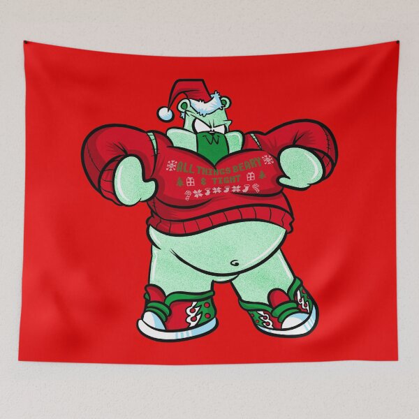 Item preview, Bulky Bear Christmas designed and sold by beefcakeboss.