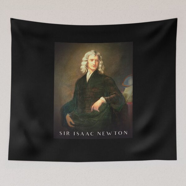 Item preview, Isaac Newton Portrait designed and sold by JackCurtis1991.