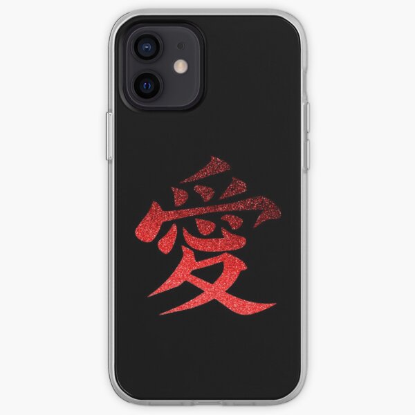 Symbole d'amour Coque souple iPhone
