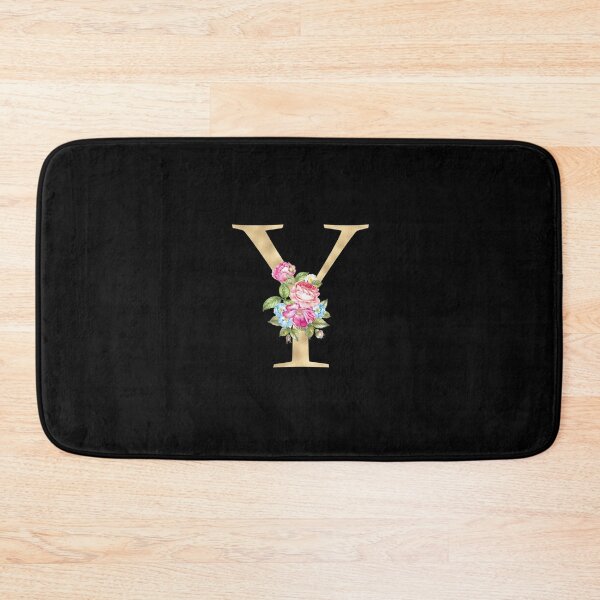 Item preview, Gold Letter Y With Garden Flowers | Floral Wedding Letters designed and sold by SerendipityNow.