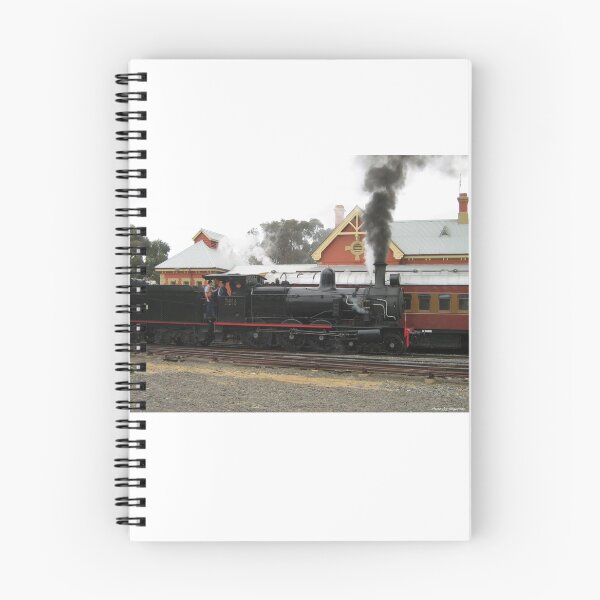 Item preview, 3016 Steam train outside Queanbeyan Station designed and sold by RogerRoy.