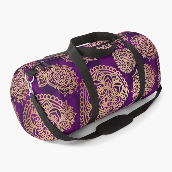 Item preview, Purple and Gold Mandala Pattern designed and sold by Julie Erin Designs.