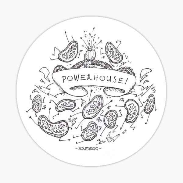 Item preview, Mitochondria Party (old design) designed and sold by squidego.