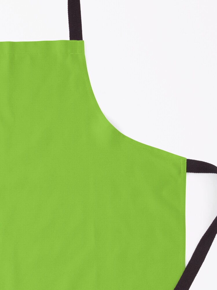 "Bright Green, Plain Green, Solid Green" Apron for Sale by Gsallicat