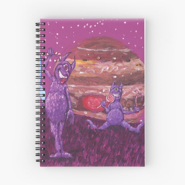 Item preview, Purple Furry Cyclopes over Jupiter. designed and sold by sneakycows.