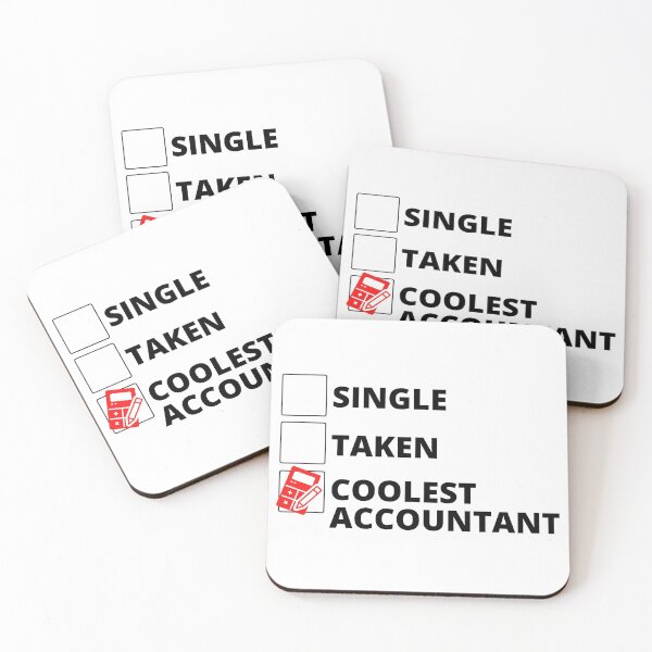 Item preview, Single Taken Coolest Accountant designed and sold by stelsanc.