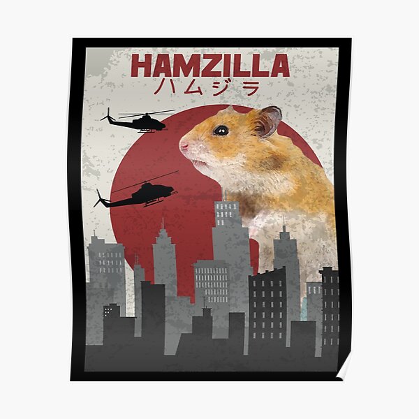 Anime Hamster Posters Redbubble