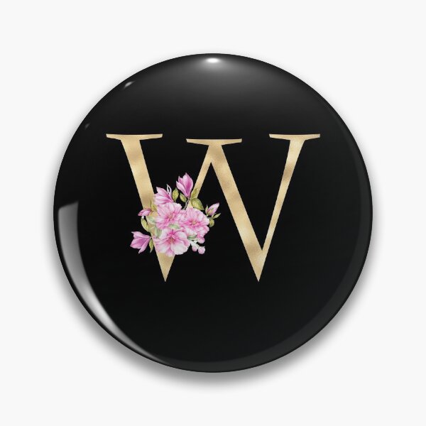 Item preview, Gold Letter W With Garden Flowers | Floral Wedding Letters designed and sold by SerendipityNow.