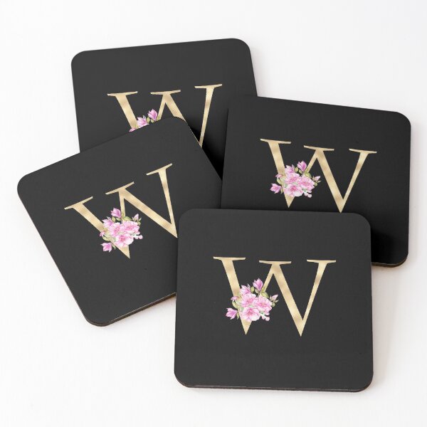 Item preview, Gold Letter W With Garden Flowers | Floral Wedding Letters designed and sold by SerendipityNow.