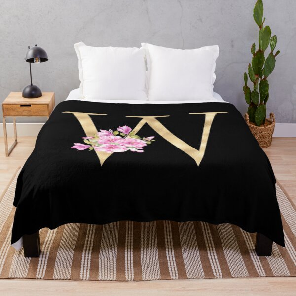 Item preview, Gold Letter W With Garden Flowers | Floral Wedding Letters designed and sold by SerendipityNow.
